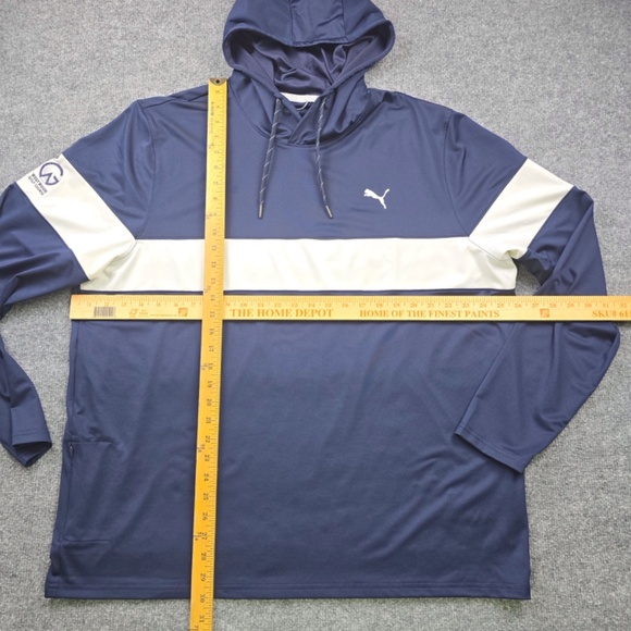 PUMA MATTR Colorblock Golf Hoodie Fast Drying Breathable Pullover Mens Large - Picture 8 of 8